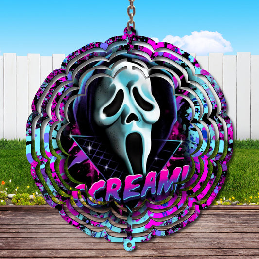 Scream Wind Spinner Sublimation Print