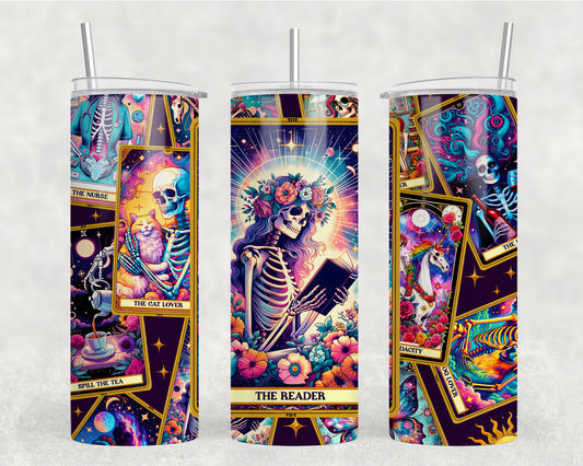 Tarot Cards The Reader Sublimation Tumbler Wrap