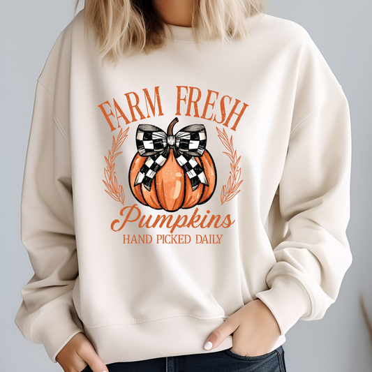 Farm Fresh Pumpkins Sublimation Print