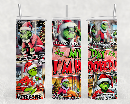 I’m Booked Christmas Sublimation Tumbler Wrap