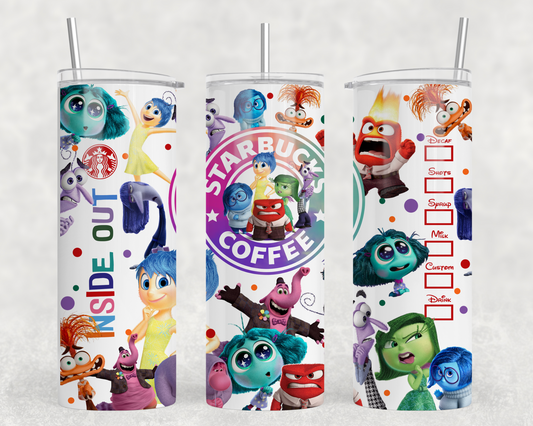 Inside Out Sublimation Tumbler Wrap