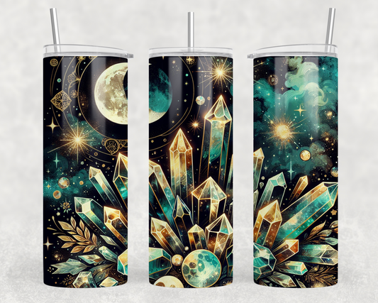 Moonlight Crystals Tumbler Wrap