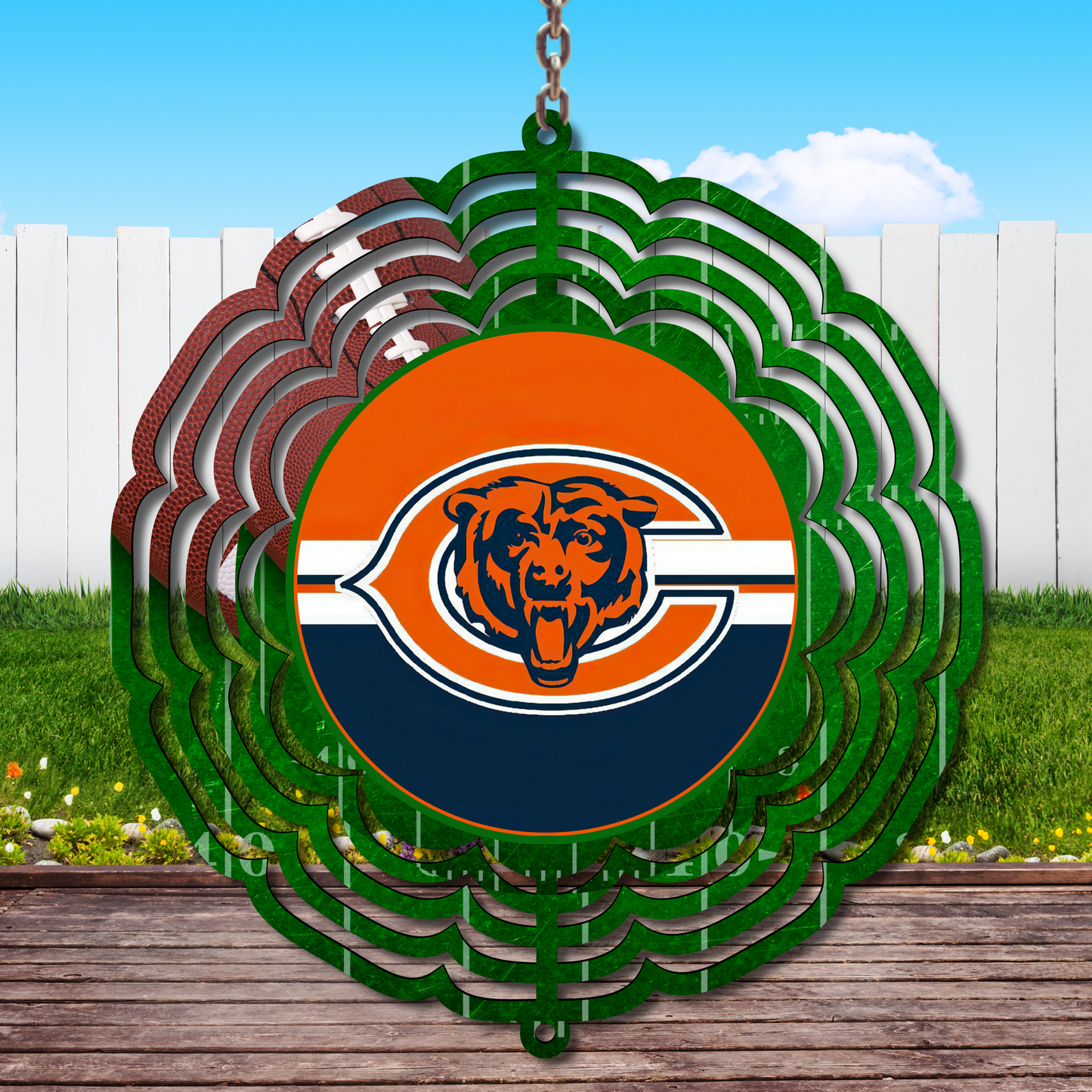 Illinois Ber Wind Spinner Sublimation Print