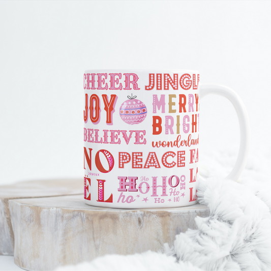 Cheer Jingle Joy Mug Wrap