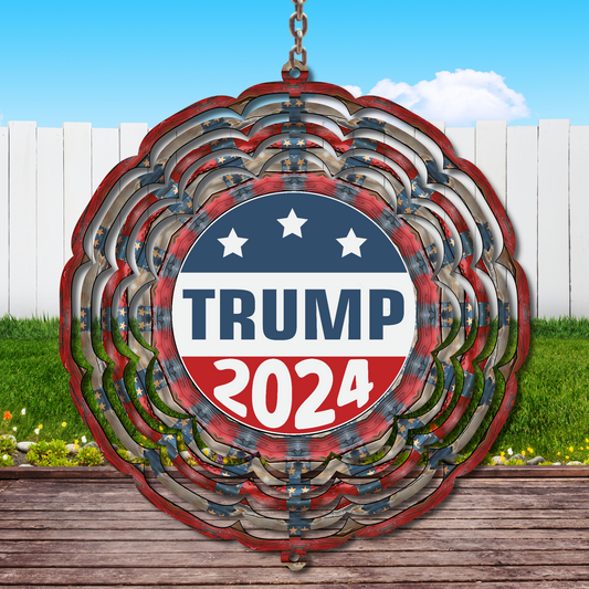 Trump 2024 Wind Spinner Sublimation Print