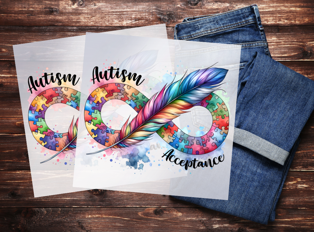 Autism Acceptance Sublimation Print