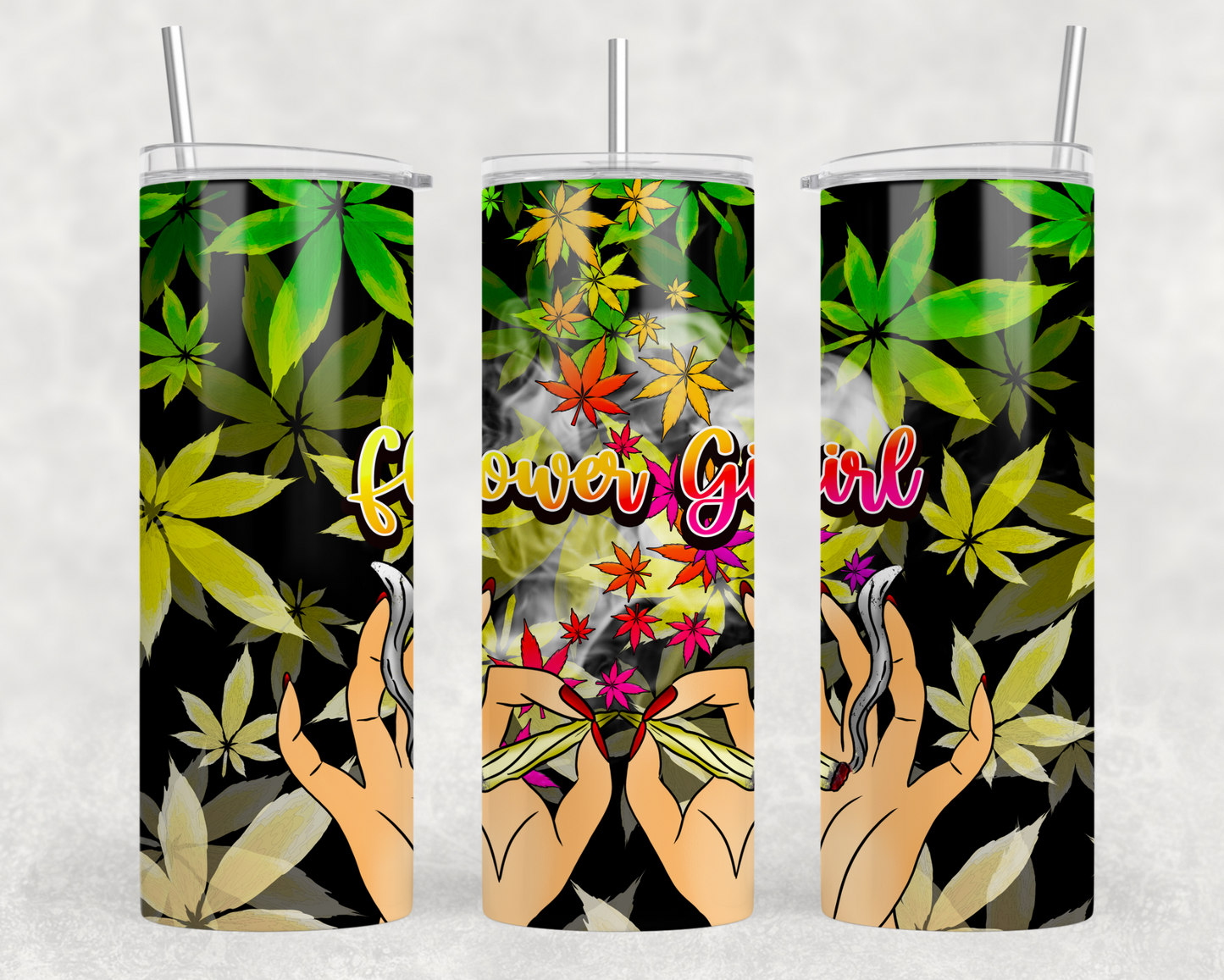 Flower Girl Tumbler Wrap