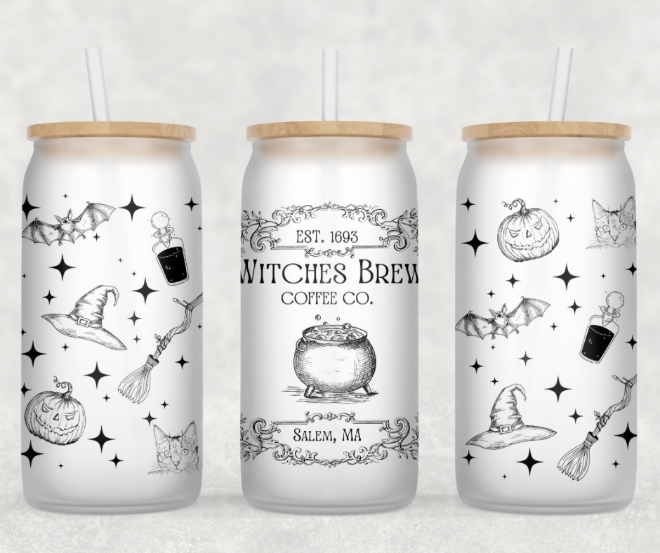 Witches Brew Glass Can Wrap