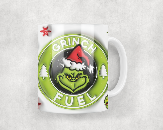 Grinch Fuel Mug Wrap