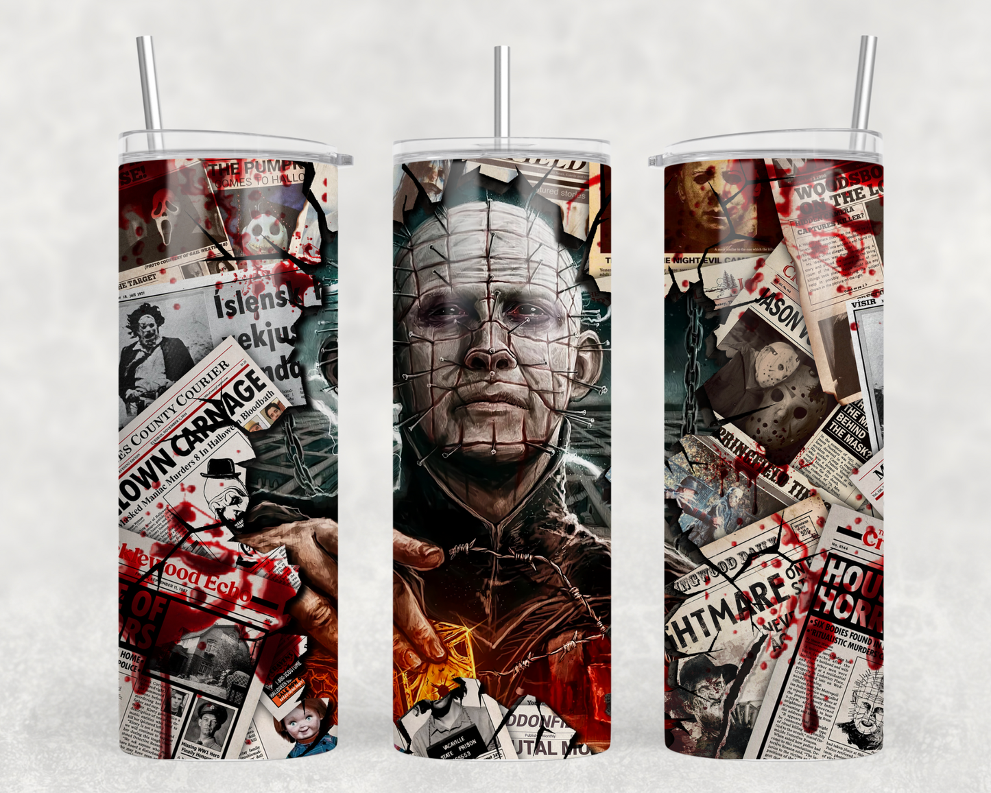 Pin Head Tumbler Wrap