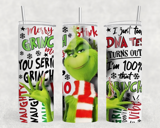 Grinchy Tumbler Wrap