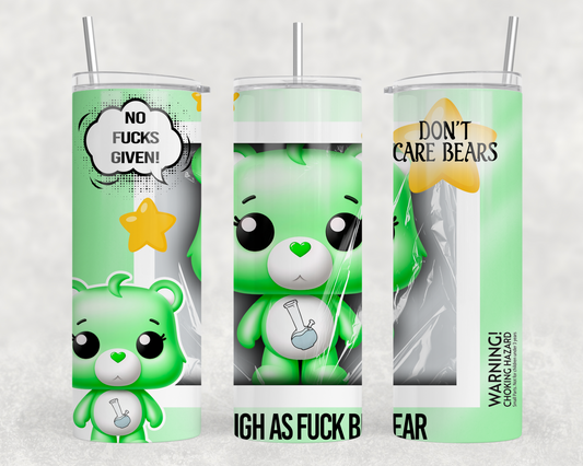 Don’t Care Bears GRN Tumbler Wrap