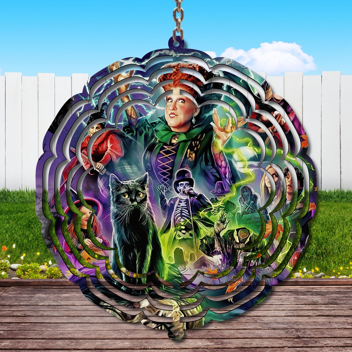 Hocus Pocus Wind Spinner Sublimation Print