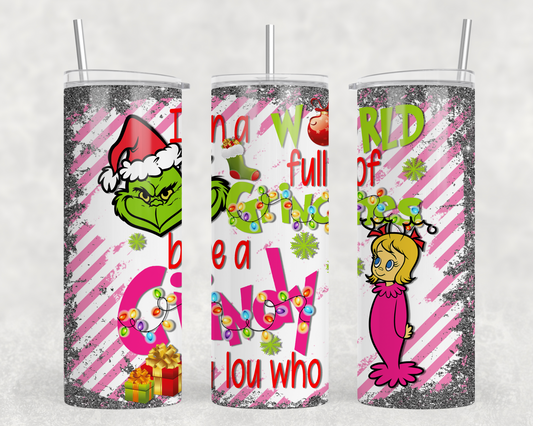 Cindy Lou Who Tumbler Wrap