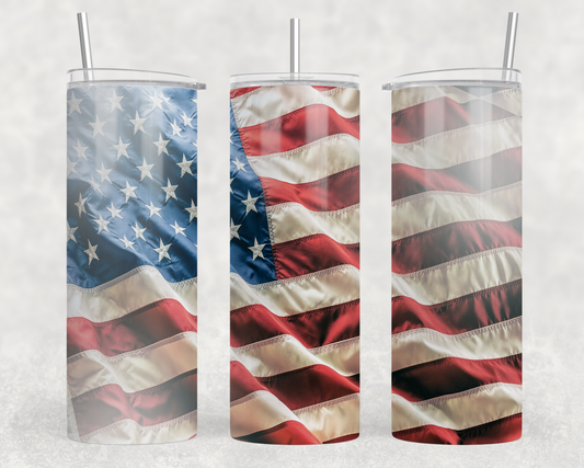 TW - American Flag Tumbler Wrap