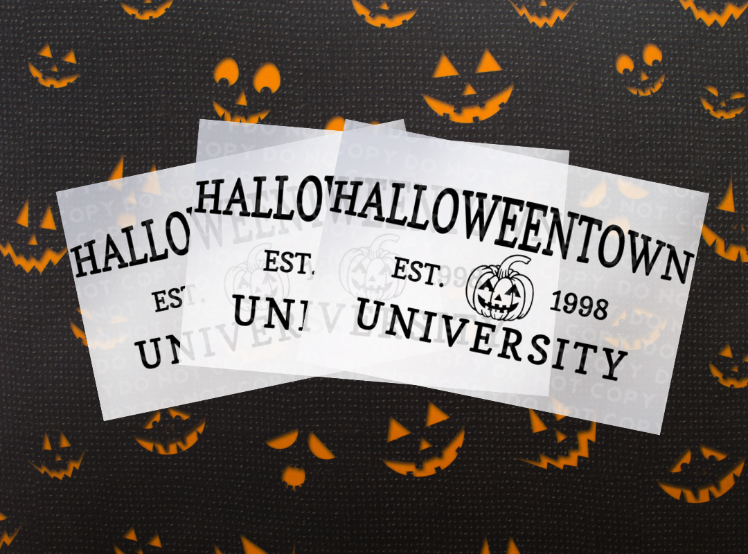 Halloween Town Sublimation Print