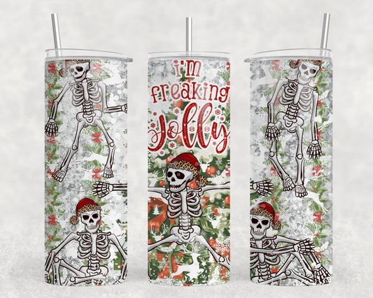 Im Freaking Jolly Tumbler Wrap