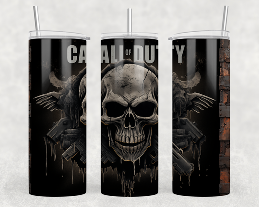 Call Of Duty Sublimation Tumbler Wrap