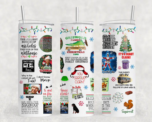 Christmas Vacation Tumbler Wrap