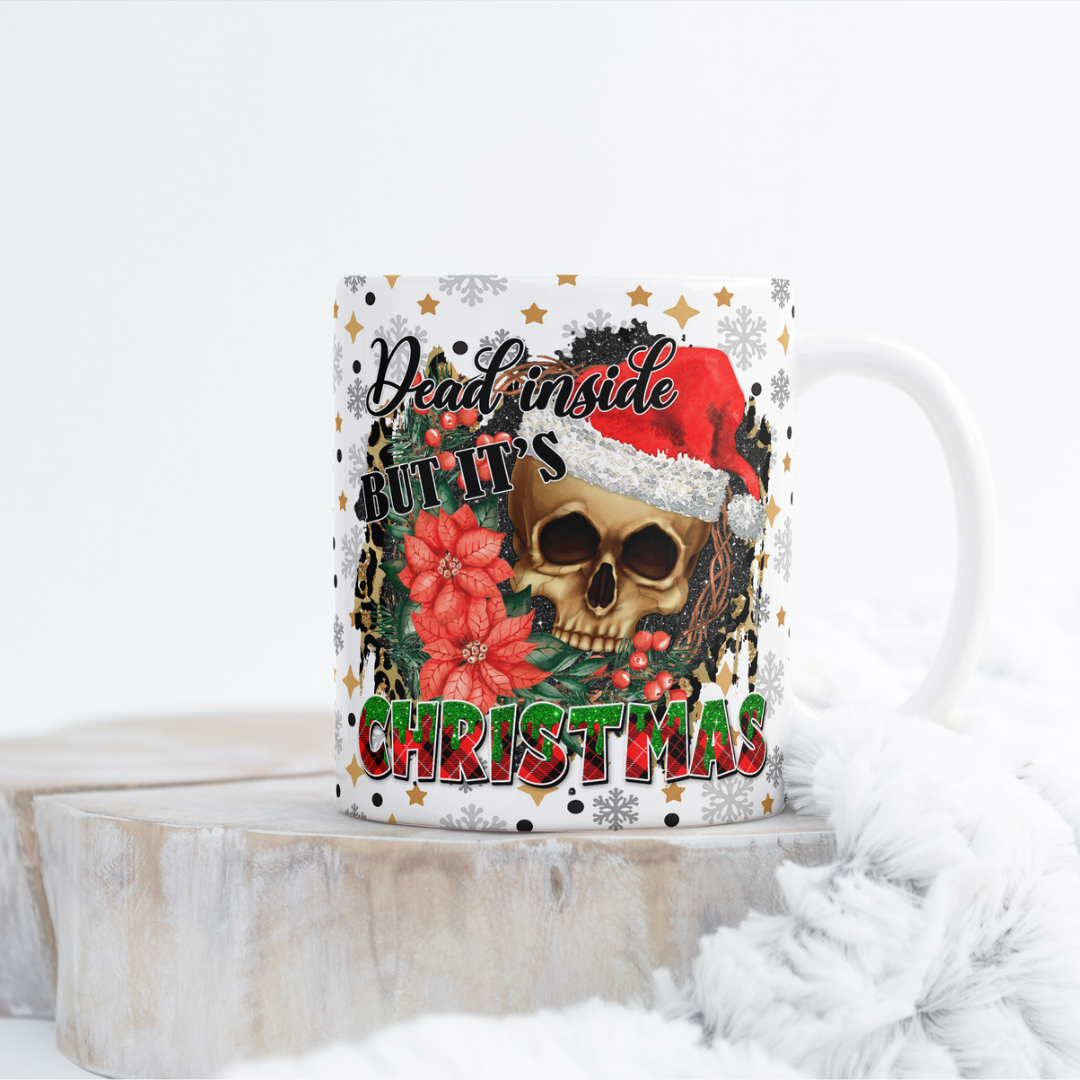 Dead Inside But It’s Christmas Mug Wrap