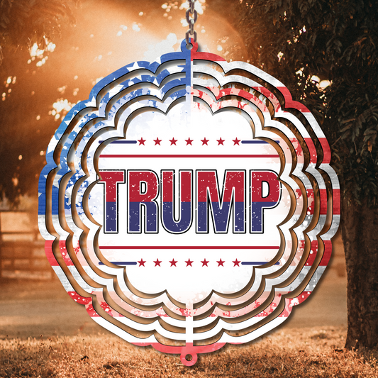 Trump Flag #2 Wind Spinner Sublimation Print