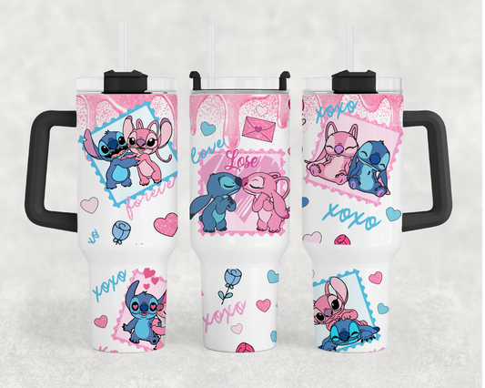 Angel & Stitches 40oz Tumbler Wrap