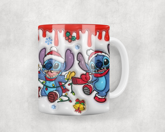 Stitches 3D Mug Wrap