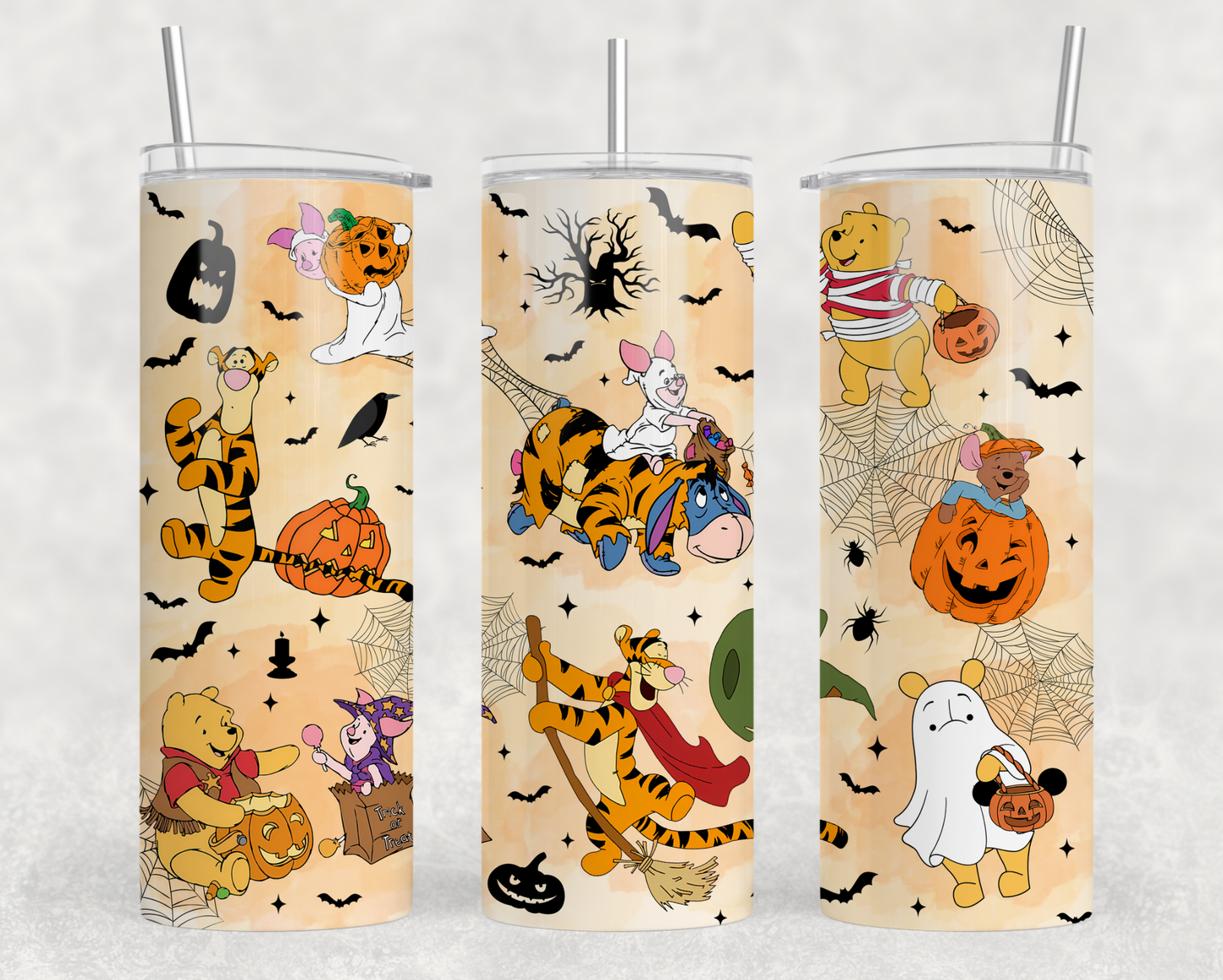 Spooky Winnie & Friends Tumbler Wrap