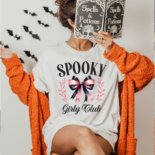 Spooky Girly Club Sublimation Print