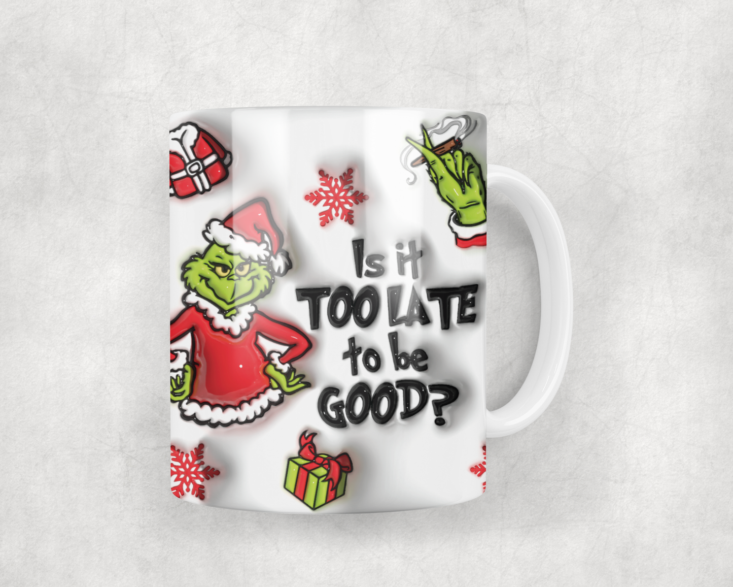 Grinch Fuel Mug Wrap