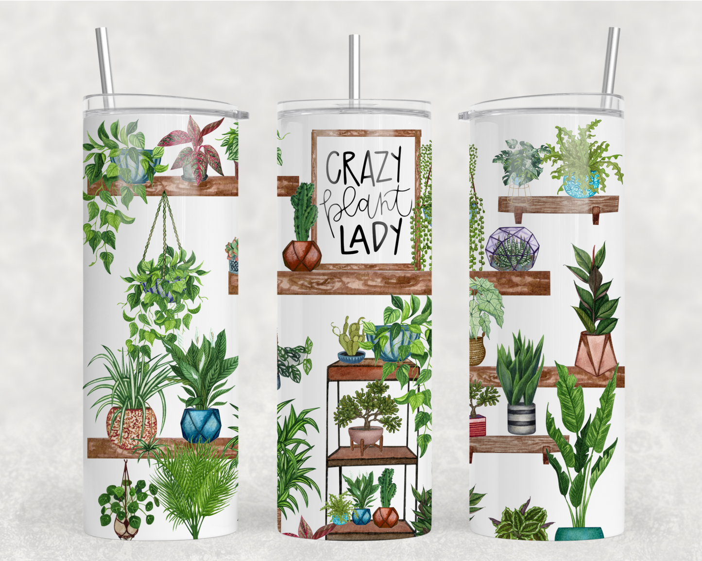 Crazy Plant Lady Tumbler Wrap