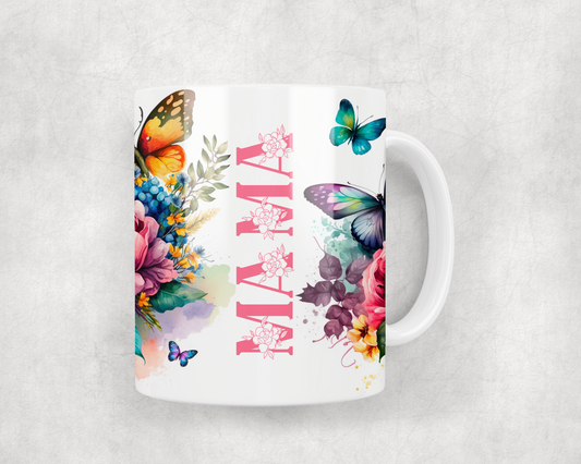 Mama Butterfly Mug Wrap