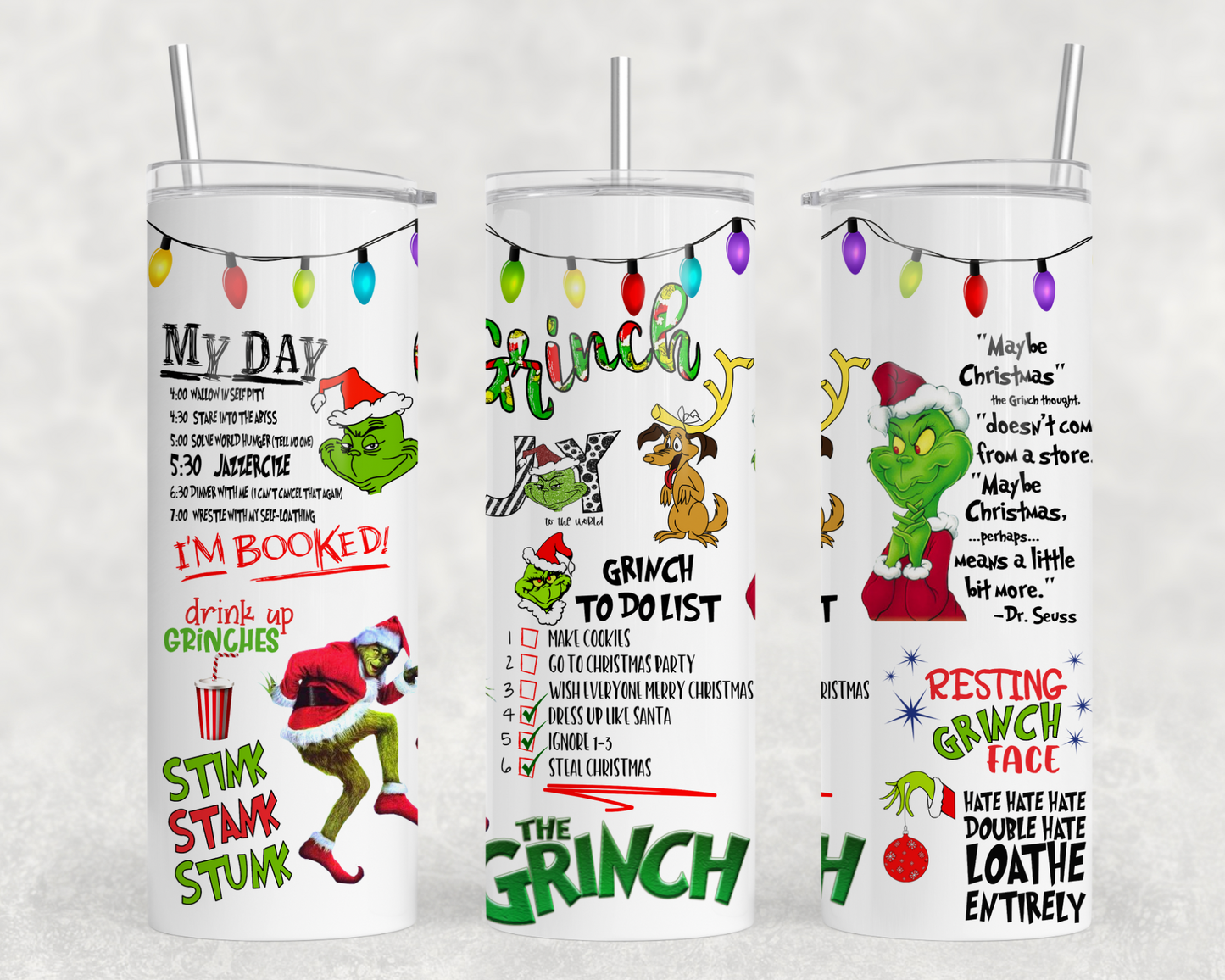 Stink, Stank, Stunk Tumbler Wrap