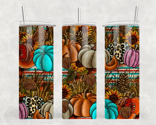 Fall Pumpkins Tumbler Wrap