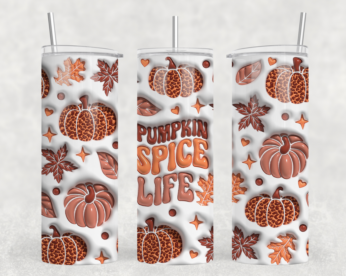 Pumpkin Spice Life Tumbler Wrap