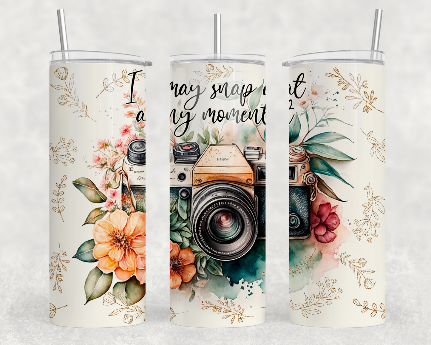 I May Snap At Any Moment Sublimation Tumbler Wrap