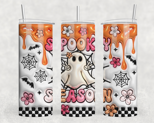 Spooky Season 3D Tumbler Wrap