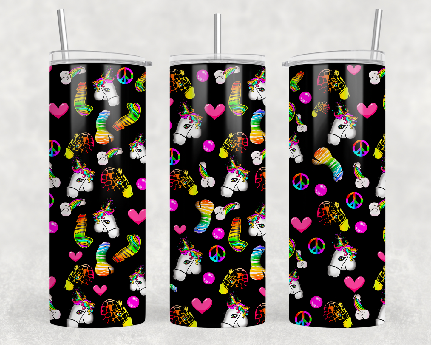 Peens & Rainbows Tumbler Wrap