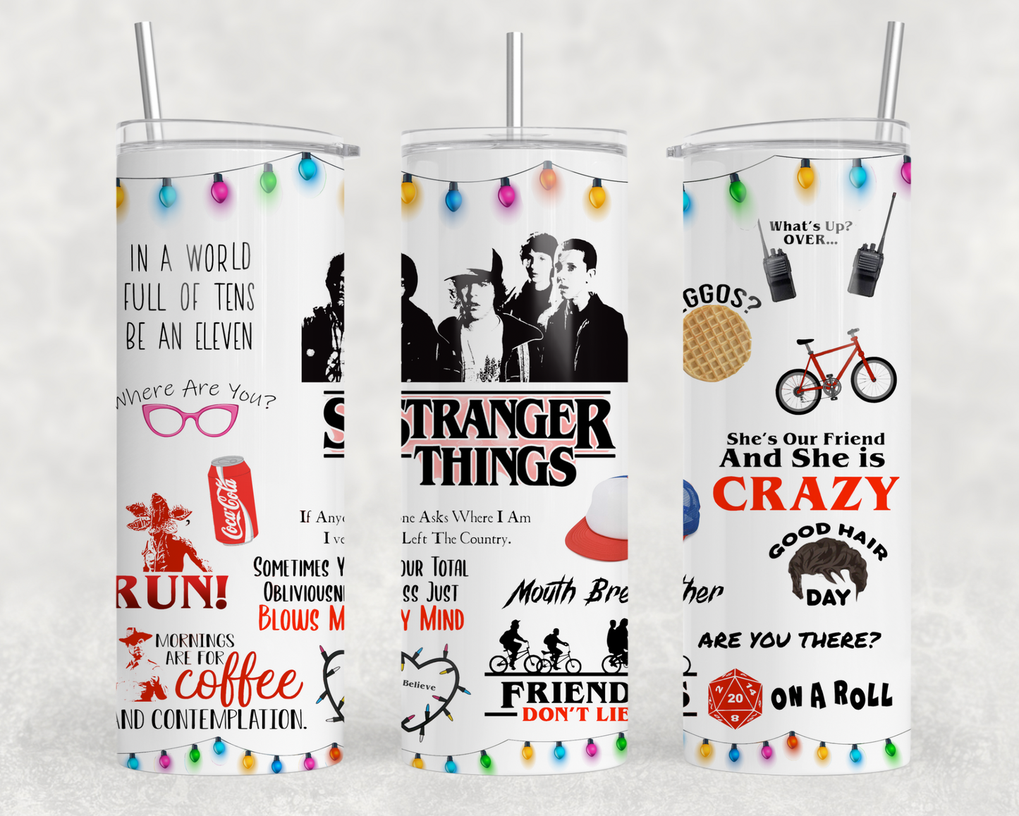 Stranger Things * Lights Tumbler Wrap