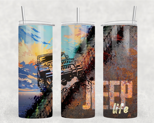 Jeep Life Tumbler Wrap