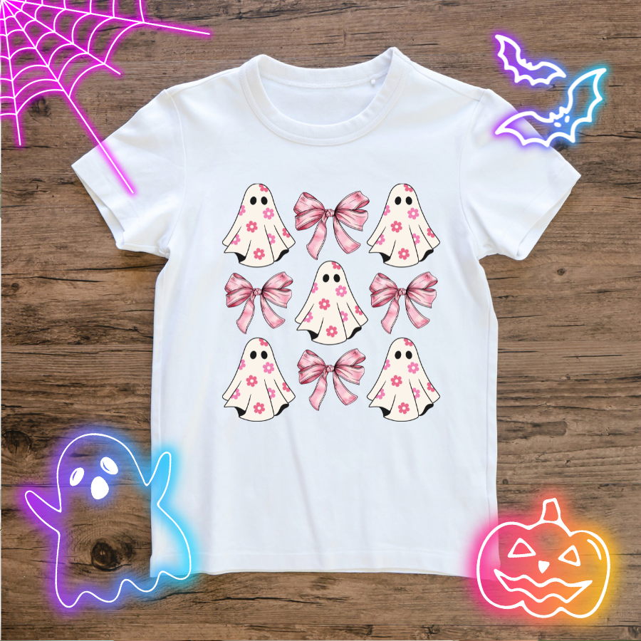 Pink Ghosts Sublimation Print