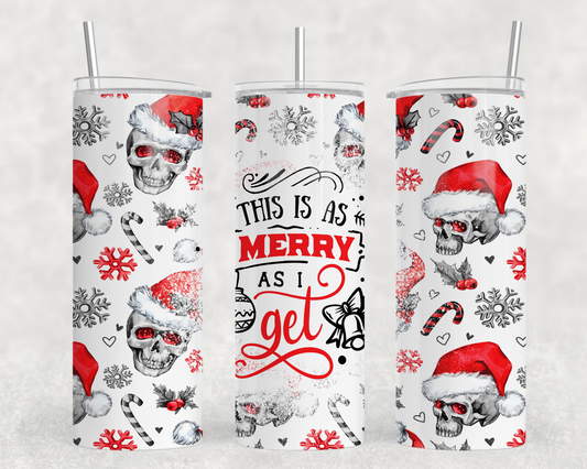 This Is As Merry As I Get Tumbler Wrap