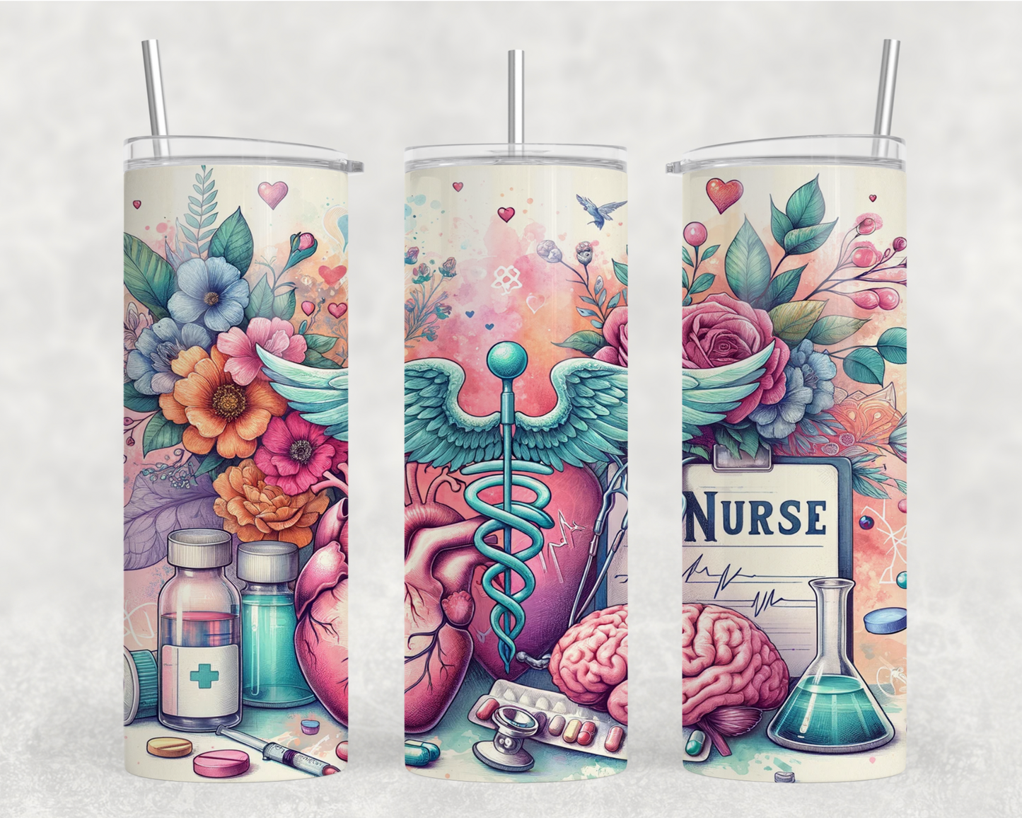 Nurse Tumbler Wrap