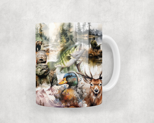 Hunting Mug Wrap