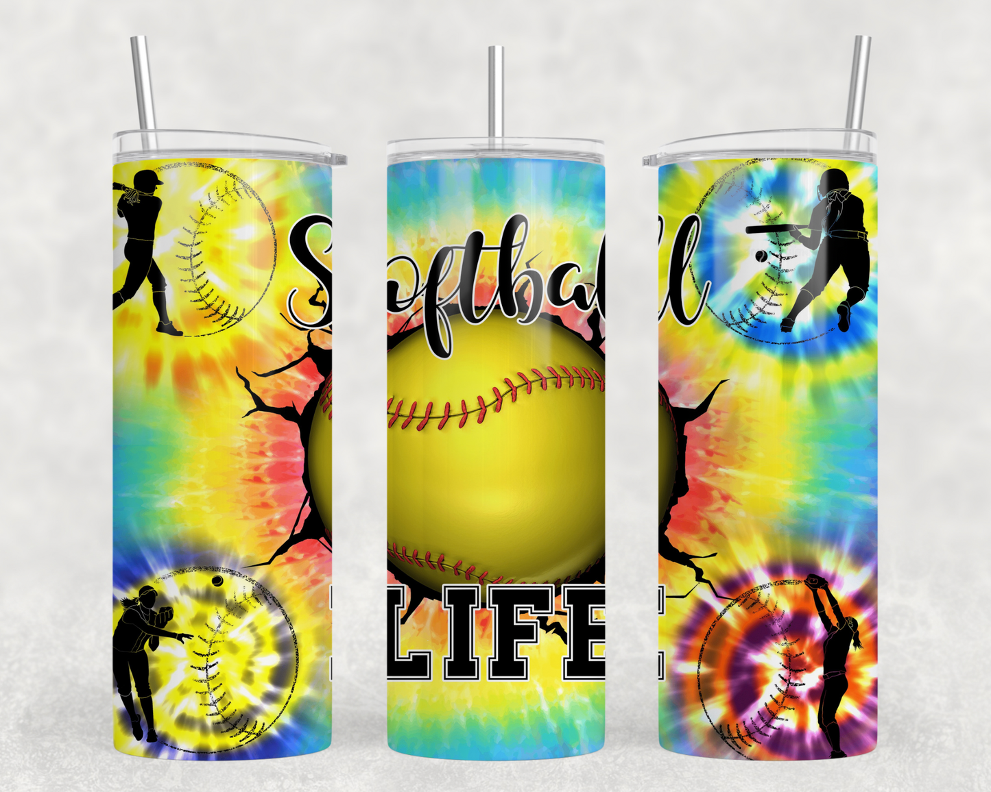 Softball Life Tumbler Wrap