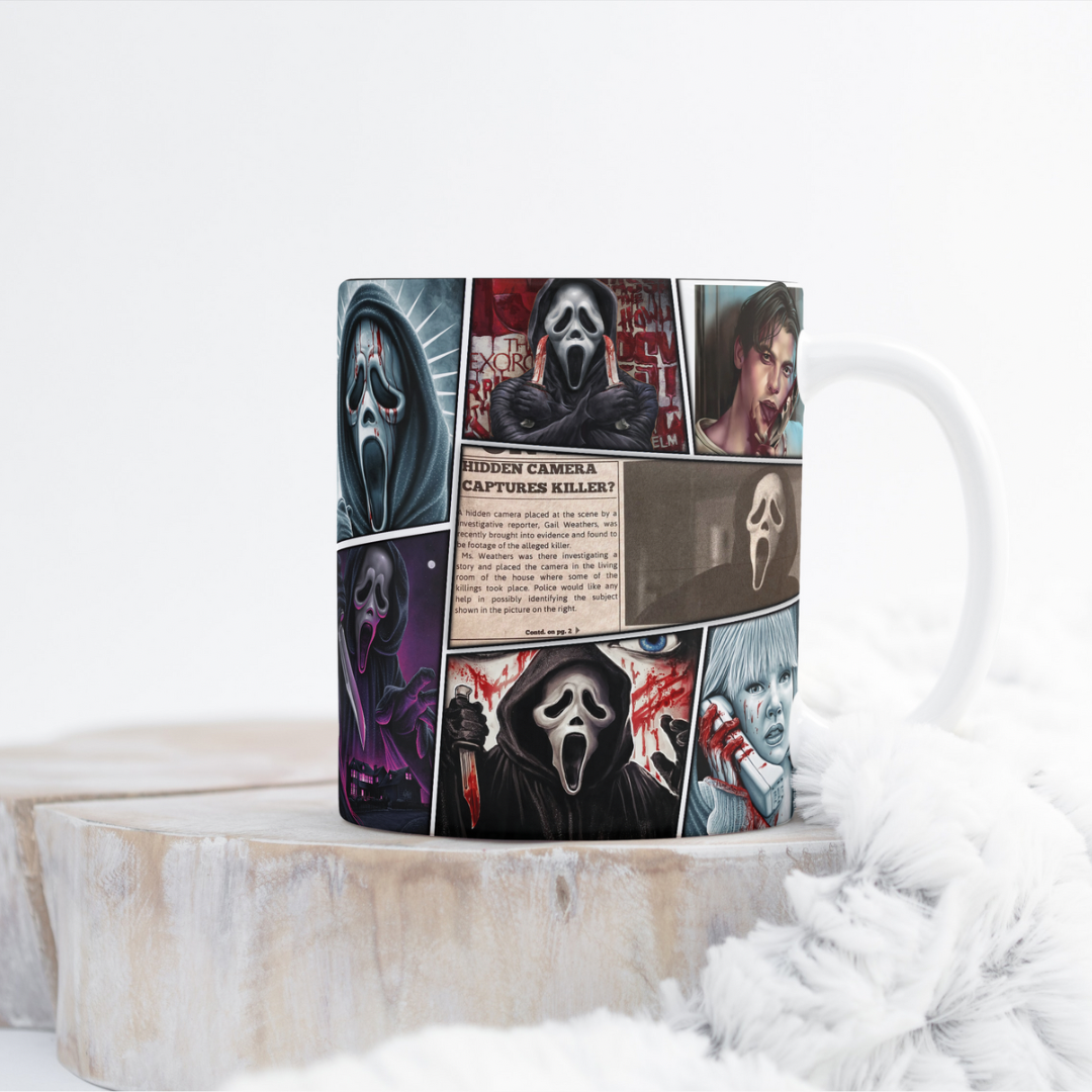 Scream Mug Wrap