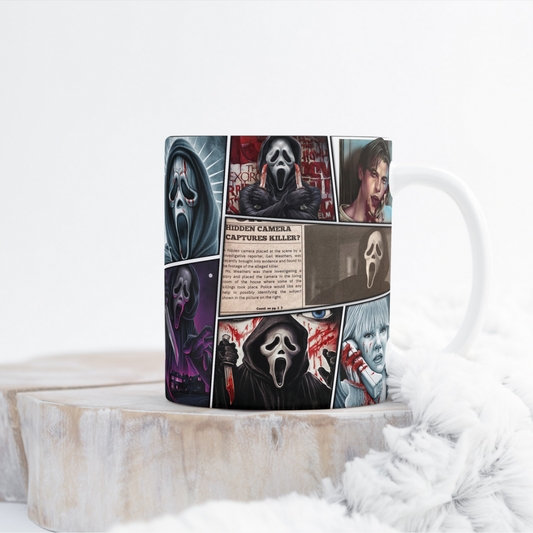 Scream Mug Wrap