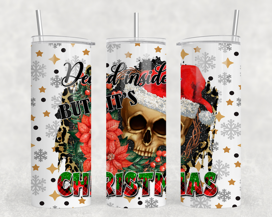 Dead Inside But It’s Christmas Tumbler Wrap