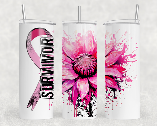 Breast Cancer Survivor Tumbler Wrap