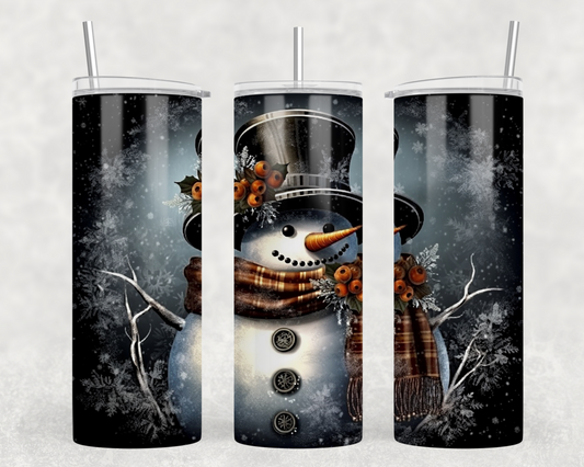 Snowman Tumbler Wrap